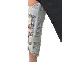 Attelle d'immobilisation de soutien articulaire du genou Orthopédique Ajuster Attelle de jambe Fracture Respirant Protection du genou