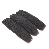 Cheveux vierges afro crépus en vrac grand paquet cheveux humains afro crépus en vrac pour dreadlock torsion tressage extensions de cheveux