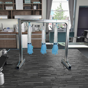 Hototech ถุงมือยางพีวีซีแบบใช้แล้วทิ้งทางการแพทย์ปิดผนึกความสมบูรณ์ของเครื่องทดสอบกันน้ำ IP65ความแม่นยำ0.1% 1ปี - Product Image 4