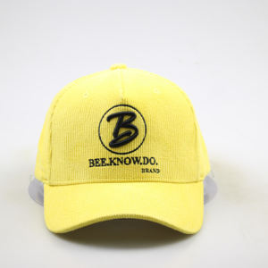 Casquettes Snapback Unisexe Personnalisées Houda de Haute Qualité à 5 Panneaux en Velours Côtelé avec Broderie Imprimée d'Animaux et Logo Avant, Adaptées aux Quatre Saisons - Product Image 1