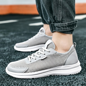 <span class=keywords><strong>Nuevos</strong></span> zapatos de hombre de talla grande de alta calidad para deportes al aire libre, ocio, moda, tela de malla, zapatos transpirables y de moda - Product Image 4