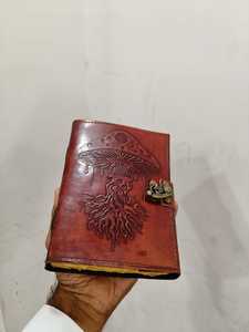 Genuine Leather Soft Cover <b>Journal</b> Notebook Handmade Vintage <b>Writing</b> Diary Refillable Travel Notebook Manufacturer Exporter - Product Image 3