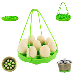 Soporte de silicona para 9 huevos cocidos en microondas - Product Image 1