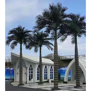 Palmier décoratif de plage, grande palette, Date, extérieur, artificiel pour le jardin