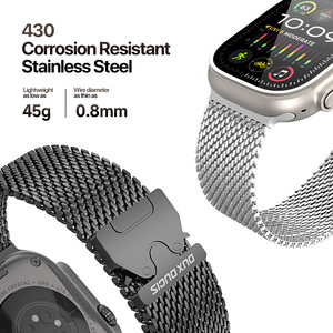 สายสแตนเลสเหมาะสำหรับสาย Apple iWatch Milanese,สายโลหะ,สายแบบแม่เหล็กพกพาสะดวก,รุ่นระดับไฮเอนด์ - Product Image 3