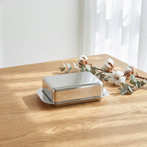 Beurrier en acier inoxydable - Product Image 1