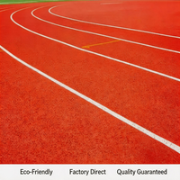 Revêtement de piste d'athlétisme en EPDM résistant aux températures froides, qualité export pour les parcs sportifs communautaires du Mexique