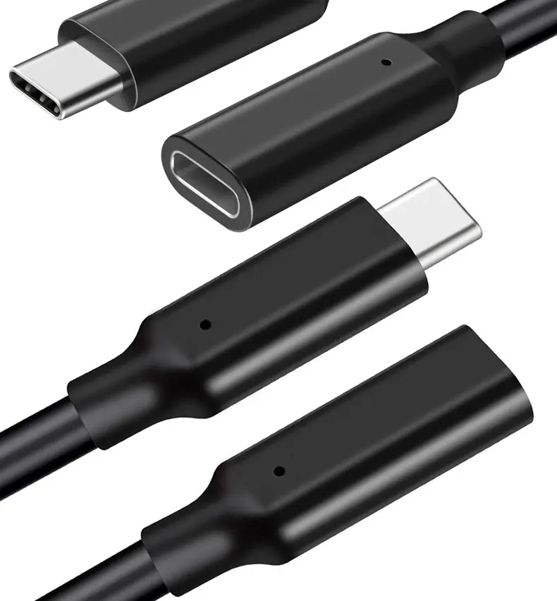 OEM type c male to female cable usb c extension cable usb 3.1 Gen 2 PD 100W fast charging 10Gbps data transfer