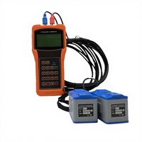 XILITE High Precision DN25-DN100 Clamp-On Handheld Portable Gas Flowmeter RS232 Variable Area OEM DTI-200H Metal