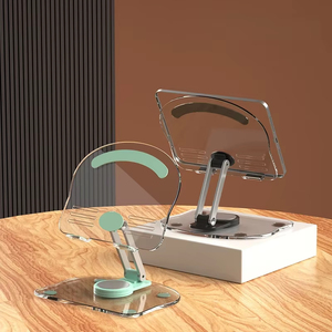 Venta al por mayor Universal 360. Soporte Giratorio Transparente de Acrílico para Escritorio, Plegable y Ajustable, para Decoración del Hogar, Ideal para Personas que Buscan Comodidad - Product Image 5
