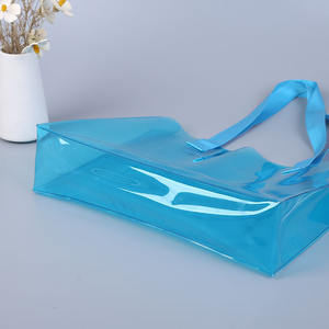 Bolsa de Mano de PVC con Asas, Impresa Personalizada al por Mayor, Transparente, Impermeable, Portátil, con Logotipo para Compras, Empaque, Promoción y Publicidad - Product Image 4