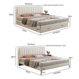 Personalização por atacado pinho barato de madeira único armazenamento king size cama madeiras quadro novos modelos de design fabricados na <span class=keywords><strong>China</strong></span> - Product Image 5
