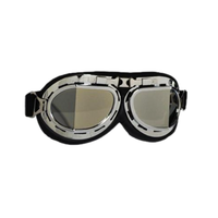 Lunettes de moto fabriquées en usine, lunettes de pilote vintage pour Harley, pour hommes, femmes, adultes