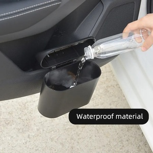 Thùng rác xe hơi (có nắp) chứa 60 (300) túi rác, Thùng rác xe nhỏ, phụ kiện xe mini chống rò rỉ - Product Image 4