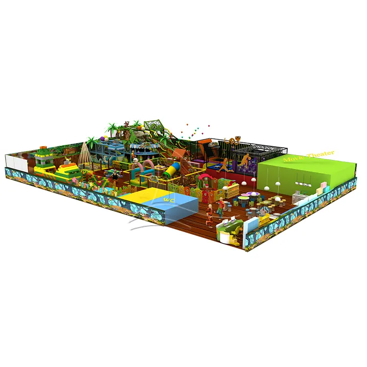 Personalizzato soft play parco giochi al coperto per bambini attrezzature da gioco al coperto zona