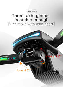 Nuevo Dron N800 PRO de Plástico para Principiantes con Doble Cámara, GPS, 3 Ejes, Wifi, FPV, Flujo Óptico, Sin Escobillas, Plegable, Control Manual - Product Image 2