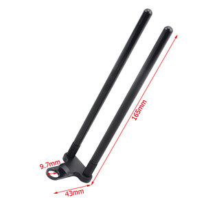 Alarmes de morsure pour la pêche à la <span class=keywords><strong>carpe</strong></span>, accessoires <span class=keywords><strong>en</strong></span> alliage d'aluminium, barres d'accrochage noires, système coupe-vent, matériel pour pêcher, 10 pièces - Product Image 4