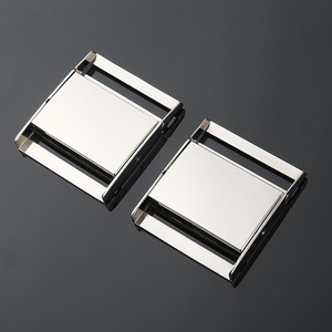 Hebilla de aleación plateada de 45 mm para accesorios de bolsos, cinturones y mochilas - Product Image 2