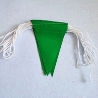 Drapeau de signalisation réfléchissant double face en PVC rouge-orange durable pour la sécurité routière extérieure