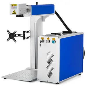 SIHAO Factory Direct 30W 150x150MM Fiber Laser Marking Engraving Marker Machine for Mental