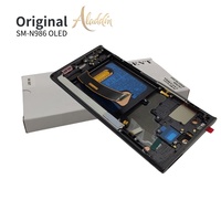 Téléphone portable d'origine LCD Soft OLED N986 Service Pack LCD pour Samsung Galaxy Note20ultra Pièce de téléphone portable avec assemblage de cadre