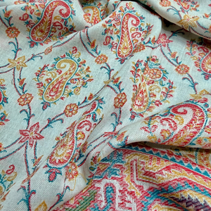 Designer Jacquard Jamawar <b>Scarves</b> Shawls Luxury Ethnic Fashion Accessory Custom OEM ODM Wholesale Collection - Product Image 4