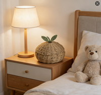 Panier de rangement moderne ovale en corde de papier écologique de haute qualité avec poignée et petit couvercle, couleur personnalisable, pour ranger clés et jouets