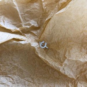 Dylam 925 <b>Couple</b> <b>Ring</b> Sterling Silver Fitness Finger Engrave Raw Stone Moth Mythical Dainty Love <b>Rings</b> Micro Toe Zirconium - Product Image 5