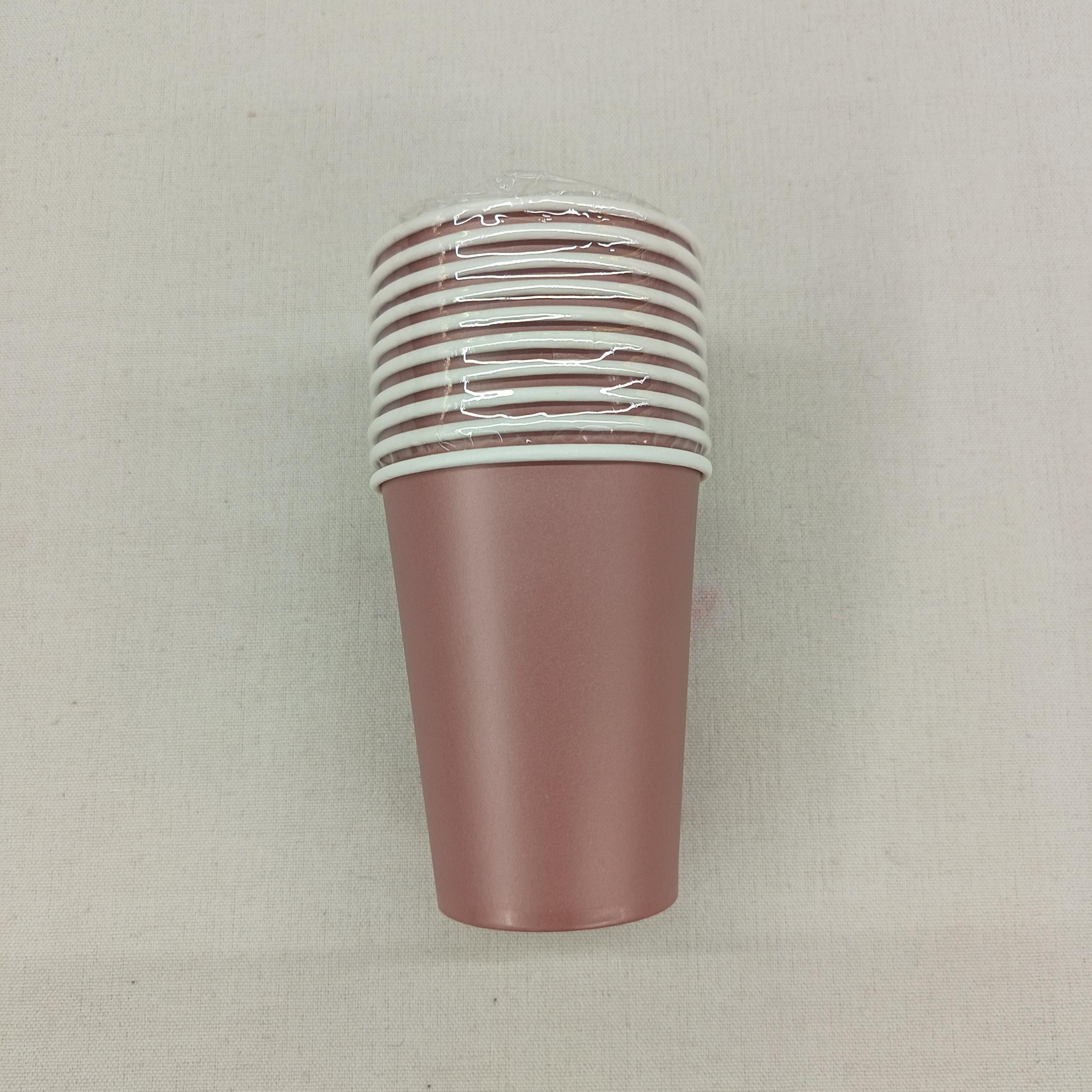 ถ้วยกระดาษสีทอง 9 ออนซ์*10 ชิ้น