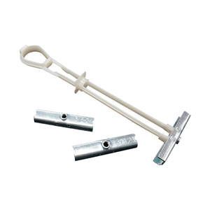 Sangle d'ancrage à boulon à bascule avec <span class=keywords><strong>vis</strong></span>, ancrages <span class=keywords><strong>pour</strong></span> cloisons sèches plus solides que les fixations murales Standard - Product Image 3