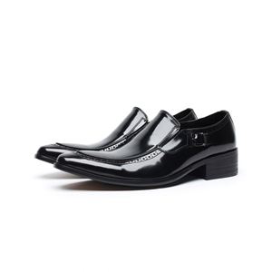 Zapatos de Vestir de Cuero para Hombre, Hechos a Mano, de Alta Calidad, con Punta en Pico, con Cordones, Antideslizantes, Transpirables y Ligeros - Product Image 2