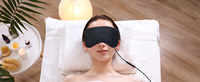 Nouveau Healthpal sans fil Smart 3d sommeil soyeux humide Usb micro-ondes électrique masque pour les yeux chauffant masseur avec Compression de chaleur