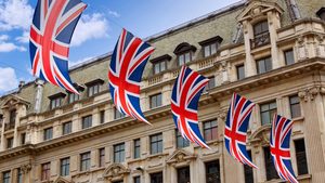 Hot bán 3 * 5ft 100D Polyester bay Cờ biểu ngữ ngoài trời tất cả các nước cờ quốc gia có tính năng UK - Product Image 5