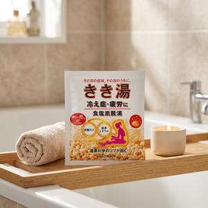 Bathclin Kikiyu Sels de Bain Exfoliants 30g Mélange Parfumé Jasmin Rose Lait Poudre de Sel de l'Himalaya et de la Mer Morte Relaxant - Product Image 3