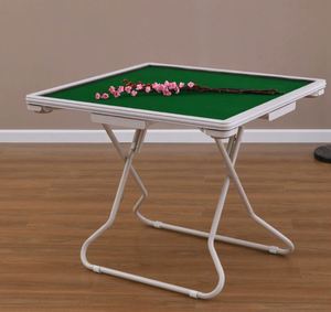 Mesa de Mahjong Plegable de Acero para el Hogar, Mesa Multifuncional Simple y Ligera para Dormitorio, Mesa para Jugar Ajedrez, Cartas y Póker - Product Image 2