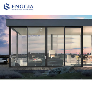 NFRC Australien As2047 Certifié Extérieur Haute Qualité Économie D'énergie À <span class=keywords><strong>L</strong></span>'<span class=keywords><strong>intérieur</strong></span> Empilable Porte Patio Coulissante En Aluminium Portes Coulissantes - Product Image 1