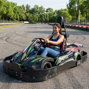 Kart électrique tout-terrain haute vitesse Gladiator pour adultes et adolescents, kart de course à un siège avec batterie au phosphate de fer lithium, 35 km/h - Product Image 1
