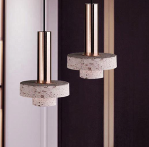 <span class=keywords><strong>Luminaire</strong></span> suspendu moderne en terrazzo, style nordique minimaliste, lampe suspendue pour salle à manger, éclairage LED pour îlot de cuisine - Product Image 3