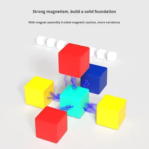 Cubo Magnético de PVC, Material Didáctico para Matemáticas de Primaria, Juguete Educativo de 40 Piezas con Animales y <span class=keywords><strong>Naturaleza</strong></span>, Unisex, de 8 a 13 Años - Product Image 2