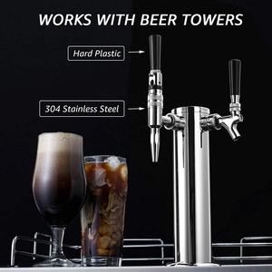 Tours à bière pression Triple robinet à <span class=keywords><strong>caf</strong></span>é Bonne qualité Colonne <span class=keywords><strong>de</strong></span> bière pression polie miroir Bar en acier inoxydable Accessoires pour bière - Product Image 2