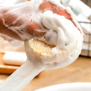 35cm lange Bade bürste mit geradem Griff Ganzkörper-Körper bürsten Must-Have für Peeling-Massage aus Nylon borsten - Product Image 3