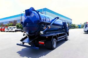Single Axle Manual Sewer <b>Suction</b> Truck 8000-10000L, Self-unloading & Rear Hatch Openable, High <b>Suction</b> Force - Product Image 6