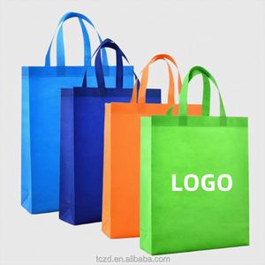 Cheap Reusable Grocery <b>White</b> <b>Tote</b> <b>Bags</b> Custom Printed Eco-Friendly Non-Woven Fabric Plain Pattern Recyclable Shopping <b>Bag</b> Logo - Product Image 2