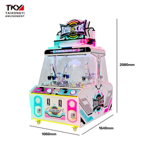 Simulateur d'excavatrice 4 joueurs avec manettes mécaniques pour centre de divertissement interactif familial et ludique pour enfants - Product Image 6