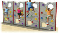 Murs d'escalade mobile de type Rectangle, mur d'escalade pour enfants, QX-098E