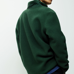 Sweat-shirt en coton pull à logo personnalisé en polaire de haute qualité sweat-shirt à col rond épais coupe ajustée pour homme à prix raisonnable - Product Image 3