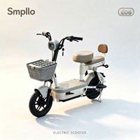 Smpllo Vélo électrique 400W, vitesse 30km/h (3 vitesses), batterie lithium 48V 20A / batterie plomb-acide, mobile, pour maman et bébé