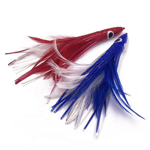 6,5 pulgadas 75G gran oferta pluma pulpo falda atún curricán pesca calamar señuelos para Wahoo atún pesca de agua salada - Product Image 2