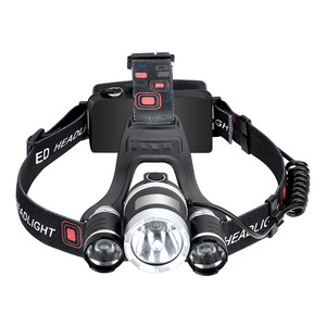 Phare LED étanche 18650 rechargeable 20W 2000LM 2 R5 1 T6 pour camping, pêche et escalade - Product Image 5