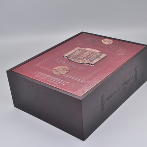 Tùy Chỉnh Lớn Quà Tặng Sang Trọng Giấy Cao Cấp Sản Phẩm Bao Bì Hộp Giấy Bán Buôn Chai Rượu Vang Hộp Vận Chuyển Rượu Vang Hộp Quà Tặng Bao Bì - Product Image 3